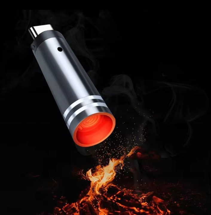 Portable Cigarette Lighter – Windproof USB Plug & Play Rechargeable Car Lighter