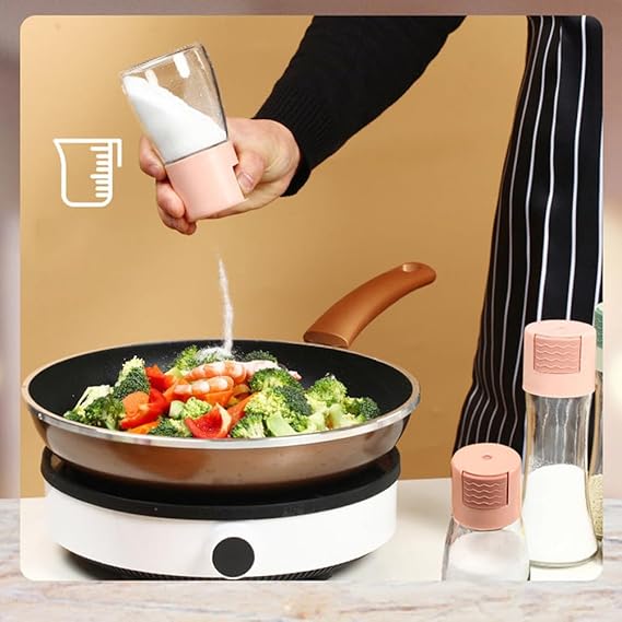 Measurable Control Spice Bottle –spice Jar With Press Control Cap