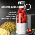 USB Rechargeable Juicer Bottle – Portable Blender for Smoothies & Protein Shakes